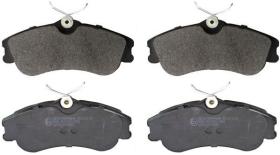 DENCKERMANN B110115 - PASTILLAS DEL CITROEN XSARA PICASSO 99- PEUGEOT 206 99-