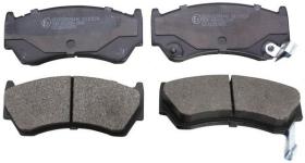 DENCKERMANN B110524 - PASTILLAS DEL NISSAN ALMERA N15 95-