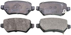 DENCKERMANN B110576 - PASTILLAS TRAS OPEL ASTRA G 98- ASTRA H 05- MERIVA 03- ZAFIR