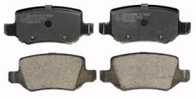 DENCKERMANN B110891 - PASTILLAS TRAS MERCEDES A W168 97- VANEO 02-