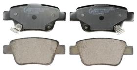 DENCKERMANN B110895 - PASTILLAS TRAS TOYOTA AVENSIS 03- COROLLA VERSO 04-
