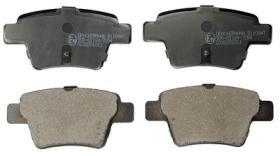 DENCKERMANN B110947 - *B111031* PASTILLAS TRAS CITROEN C4 04- PEUGEOT 207 06- 307