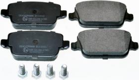 DENCKERMANN B111010 - PASTILLAS TRAS LANDROVER FREELANDER 06- VOLVO S80 II 08- V70