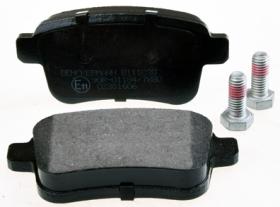 DENCKERMANN B111020 - PASTILLAS TRAS RENAUTL KANGOO 08-
