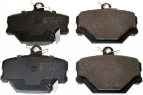 DENCKERMANN B111098 - PASTILLAS DEL SMART 98-
