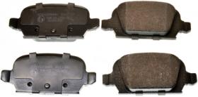 DENCKERMANN B111100 - PASTILLAS TRAS OPEL CORSA C 00-  OPEL TIGRA 04-