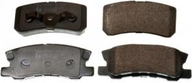 DENCKERMANN B111163 - PASTILLAS TRAS MITSUBISHI PAJERO 01- OUTLANDER 07- PEUGEOT 4