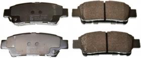 DENCKERMANN B111164 - PASTILLAS TRAS TOYOTA AVENSIS 01- PREVIA 01-