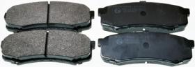DENCKERMANN B111216 - PASTILLAS TRAS MITSUBISHI PAJERO 07- TOYOTA LAND CRUISER 02-