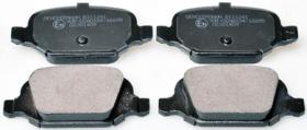 DENCKERMANN B111241 - PASTILLAS TRAS FIAT 500 07- IDEA 08- PANDA 04- PUNTO 03-