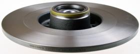 DENCKERMANN B130703 - DISCOS TRAS X2 RENAUTL LAGUNA III 08- WITH BEARING