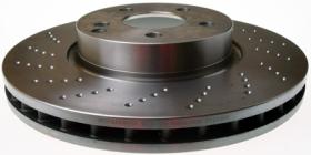 DENCKERMANN B130709 - DISCOS DEL X2 MERCEDES ML 98-   322X32 V