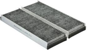DENCKERMANN M110378 - FILTRO HABITáCULO AUDI A6 04-. R8 09-. (2 PCS INSIDE) (CARBO