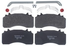 DENCKERMANN BC11018 - PASTILLAS DE FRENO IND.DEL./TRAS. MAN, TGS, TGX  WABCO MAXX